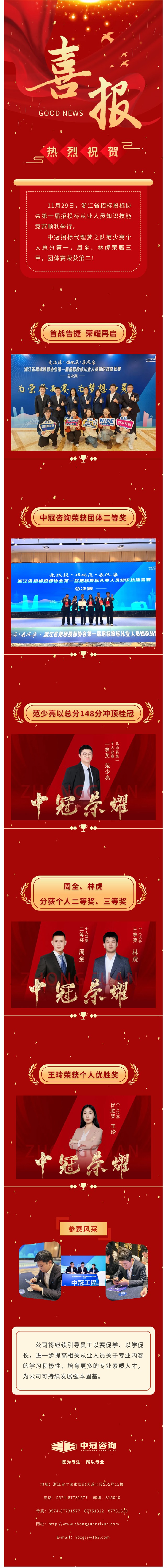 喜報(bào)  中冠招標(biāo)代理夢(mèng)之隊(duì)省賽個(gè)人總分第一，團(tuán)體賽總分第二！載譽(yù)而歸！.jpg